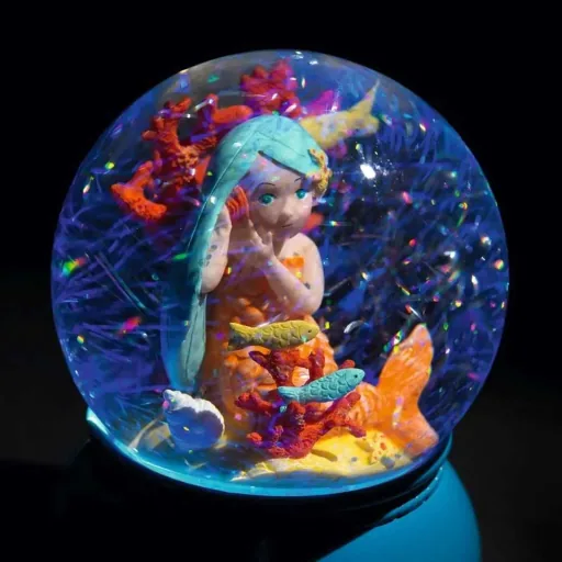 Djeco Nachlicht snow globe Little Mermaid