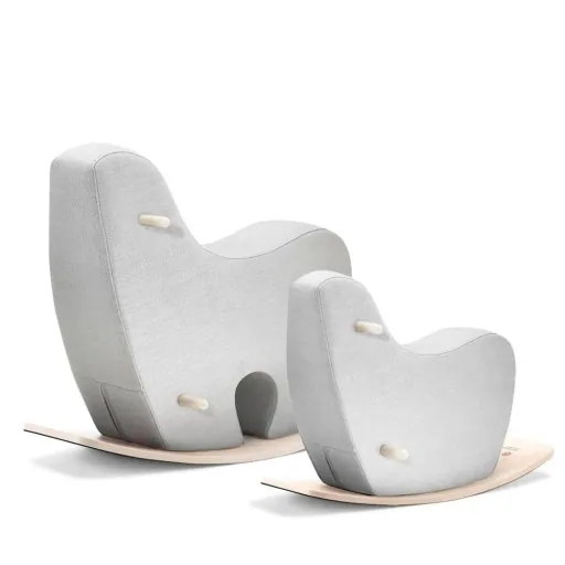 ooh noo rocking horse gray tall