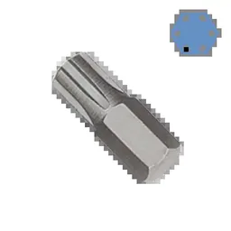 RM8 Ribe Bit, 10mm Hex Shank, S2 Steel - Precision Screwdriver Bit