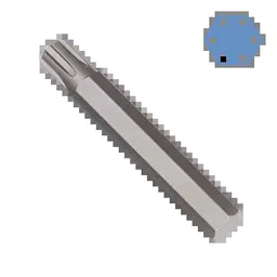 RIBE RM10 Bit with 10 mm Hex Shank, 75 mm, S2 Steel