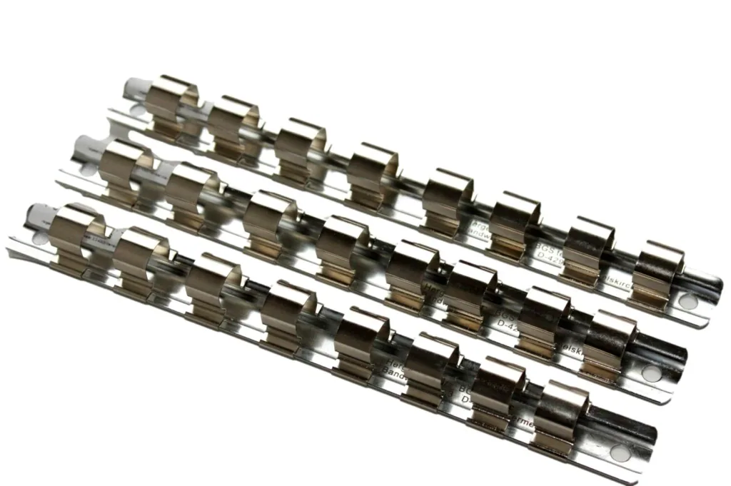 Socket Organizer Rail, 1/2-Inch Socket Holder, 8-Clip