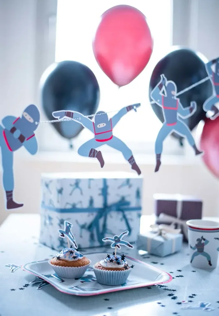 Ava & Yves Ninja Cupcake Set