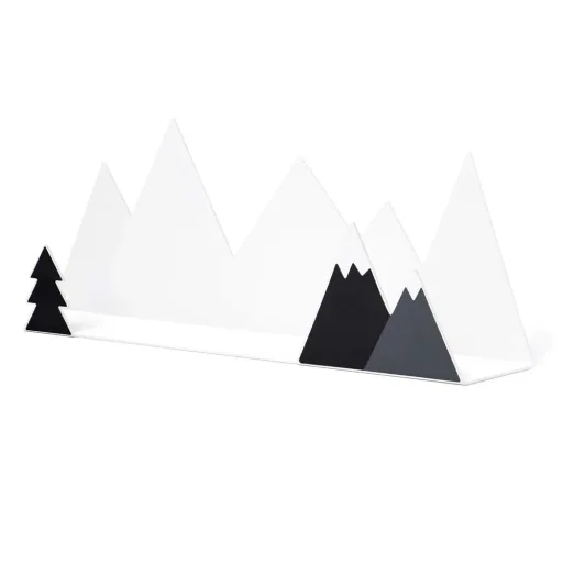Tresxics Wall Shelves Mountains Black