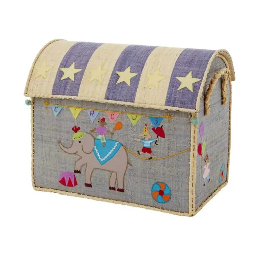 Rice toy basket circus set