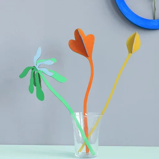 Studio Roof autumn flowers cardboard