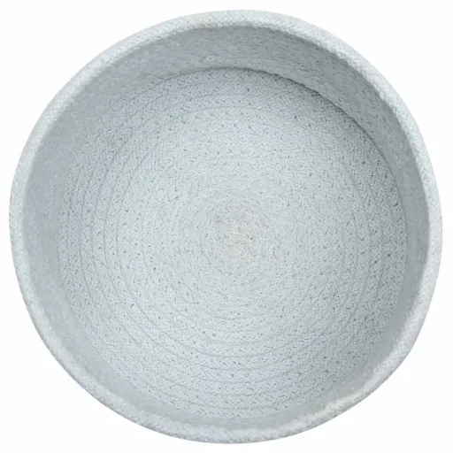 Lorena Canals basket with lid large blue