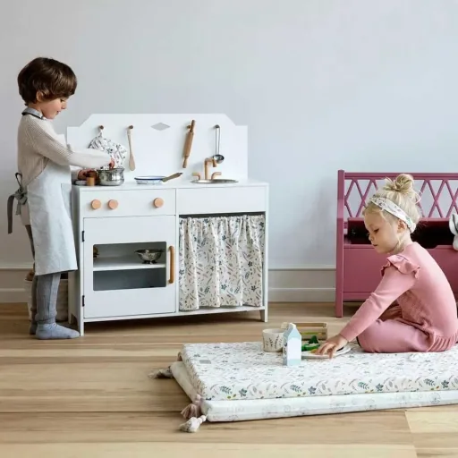 Cam cam children toy kitchen wood white