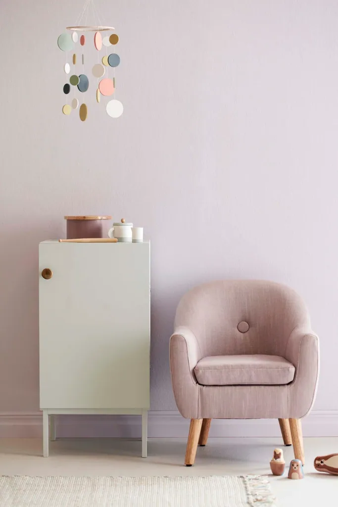 Kids Concept Baby Chair Chesterfield lilac