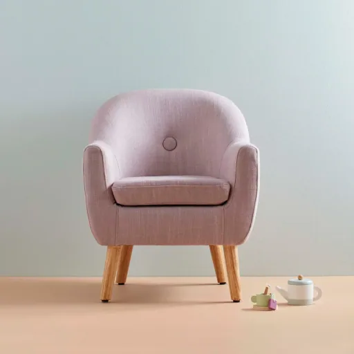 Kids Concept Baby Chair Chesterfield lilac