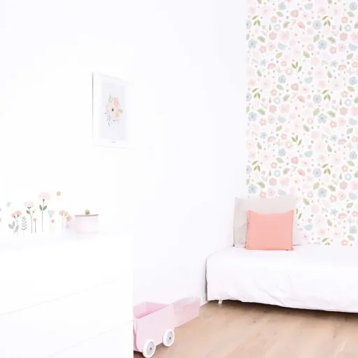 Lilipinso poster flower bouquet pink pastel