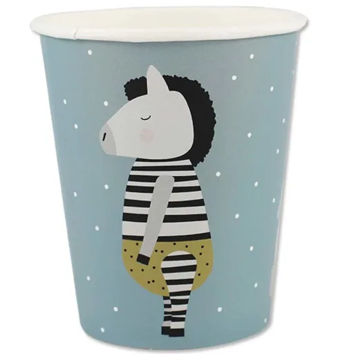 Ava & Yves cardboard cup set animals