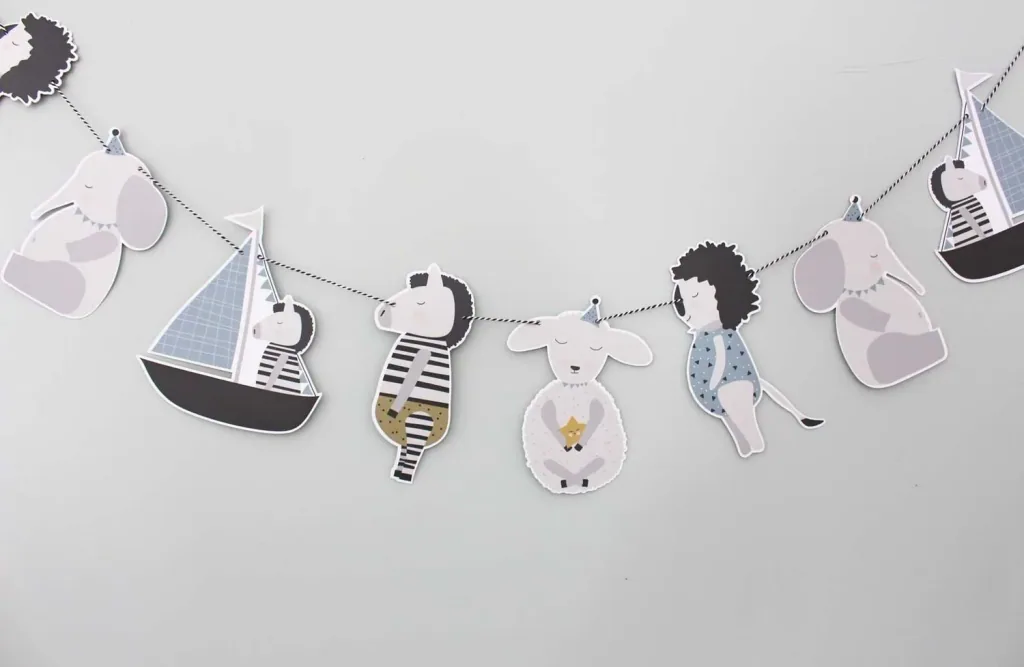Ava & Yves cardboard cup set animals