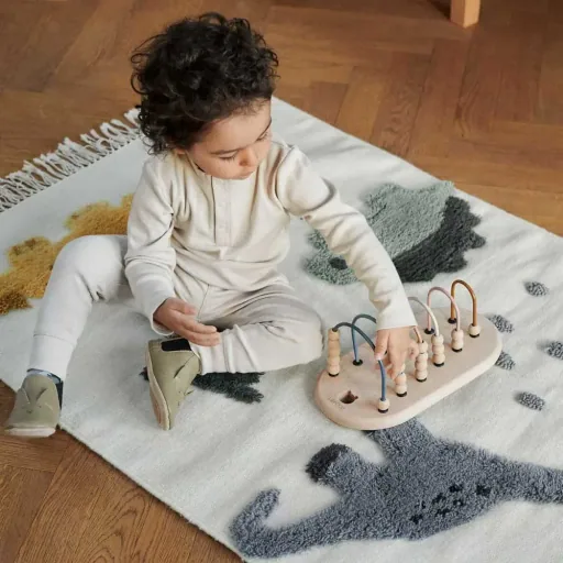 Liewood "Bent" children's carpet Dino Beige Multi-Mix