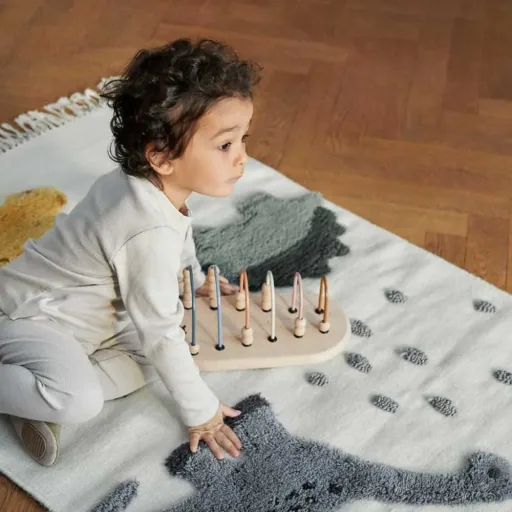 Liewood "Bent" children's carpet Dino Beige Multi-Mix