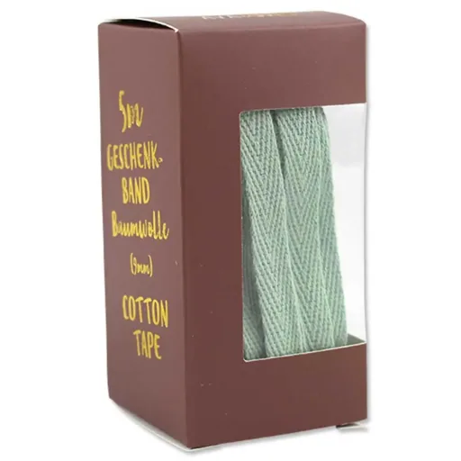 Ava & Yves gift ribbon cotton mint