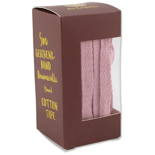 Ava & yves gift ribbon cotton pink