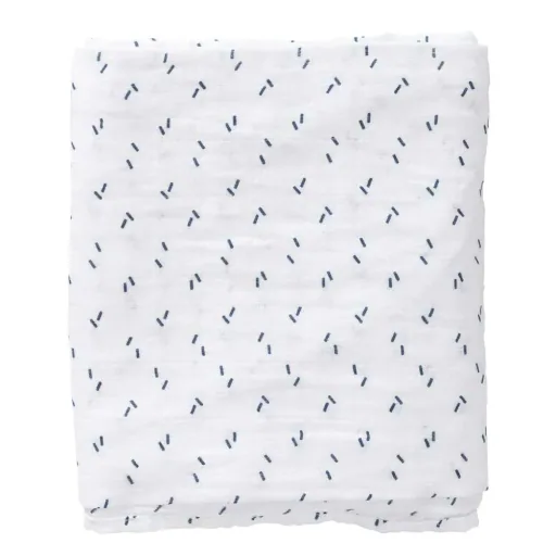 Fresk Mulltuch swaddle giraffe blue