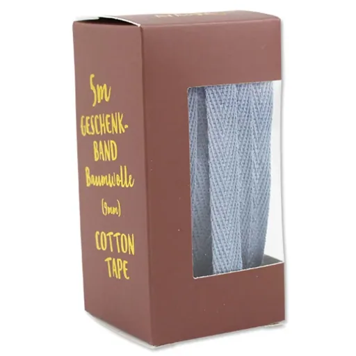 Ava & yves gift ribbon cotton powder blue