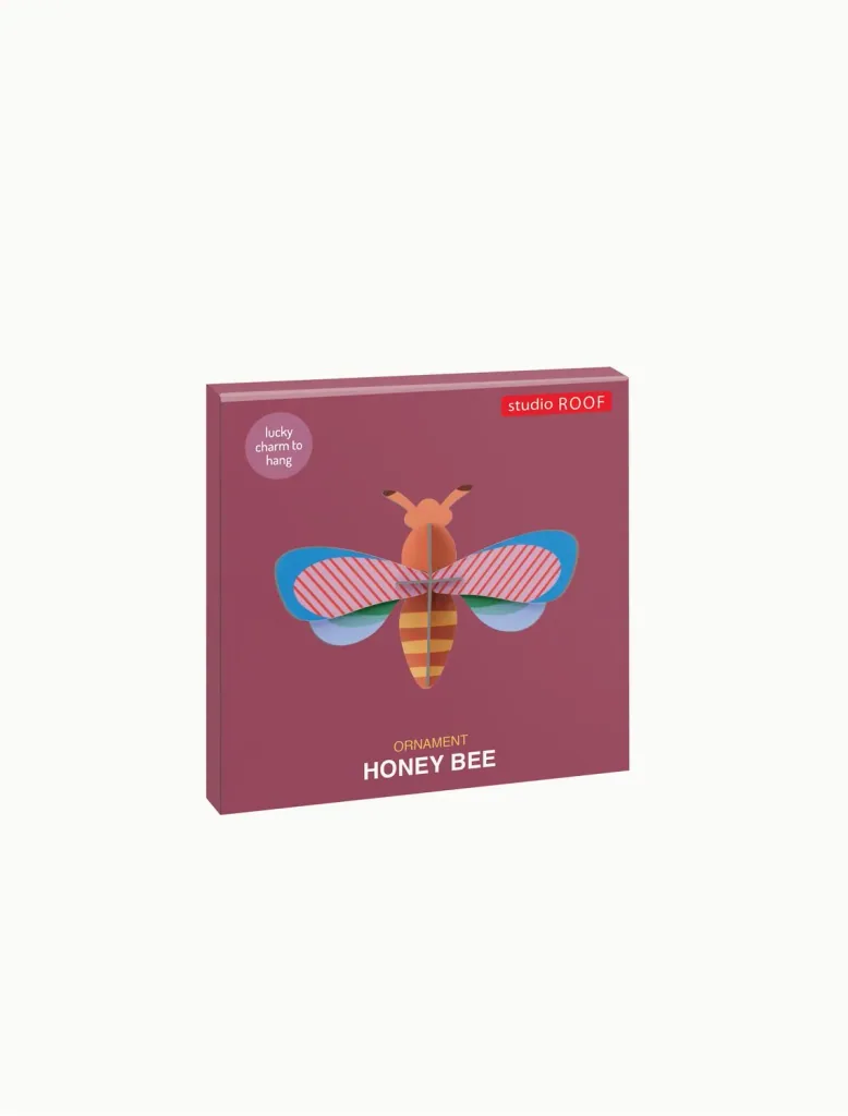 Studio ROOF Ornament, craft set, 3D wall object - honeybee