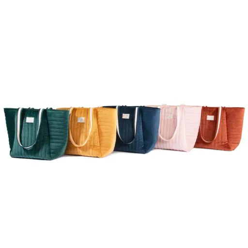 Nobodinoz wrap/ shoulder bag Savanna pink velvet