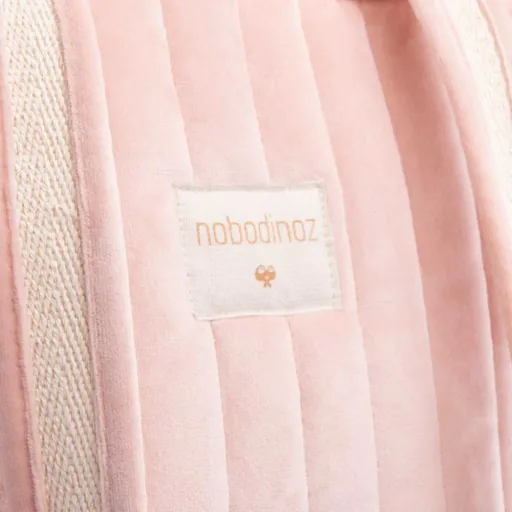 Nobodinoz wrap/ shoulder bag Savanna pink velvet
