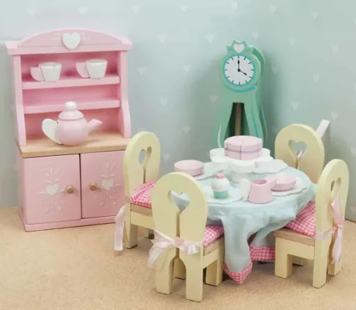 Le Toy van Dolls House accessories dining room Daisy Lane