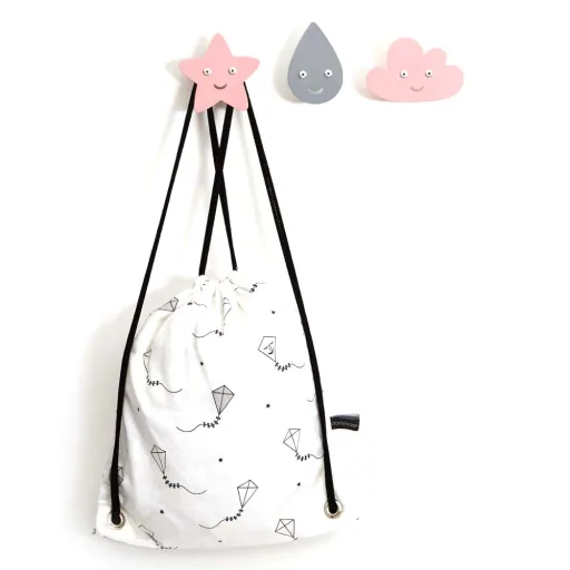 ROMOMATE clothes hook star pink