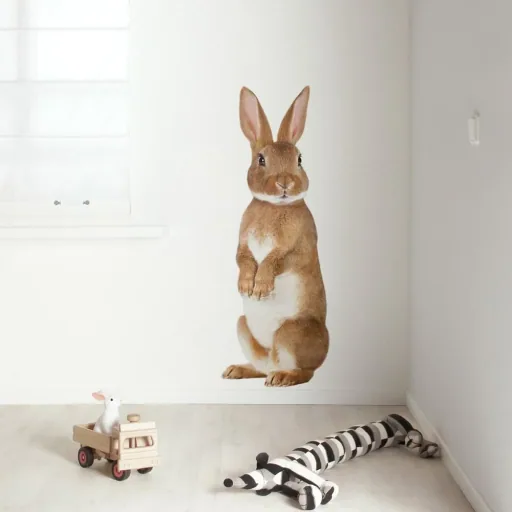 KEK Amsterdam Wall Sticker Forest Friends Hase, Size: 43 x 118 cm