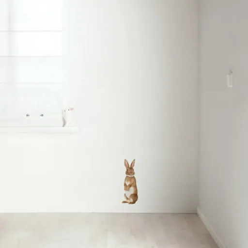 KEK Amsterdam Wall Sticker Forest Friends Hase, Size: 43 x 118 cm