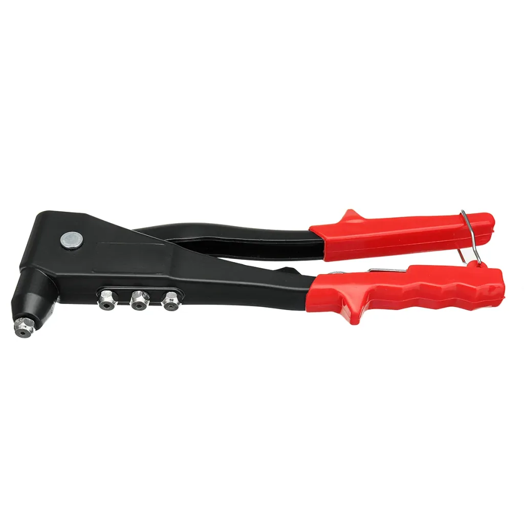 Pop Rivet Gun with 60 Pop Rivets - Hand Riveter & Rivet Tool