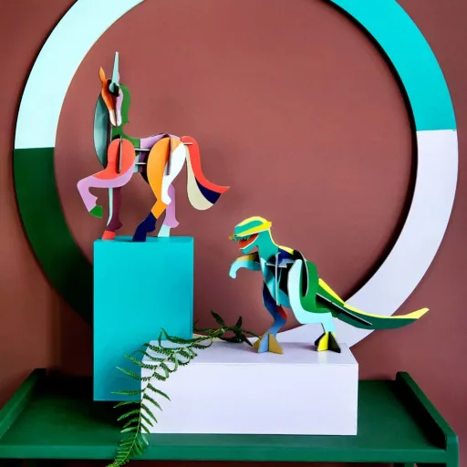 Studio Roof 3D unicorn cardboard