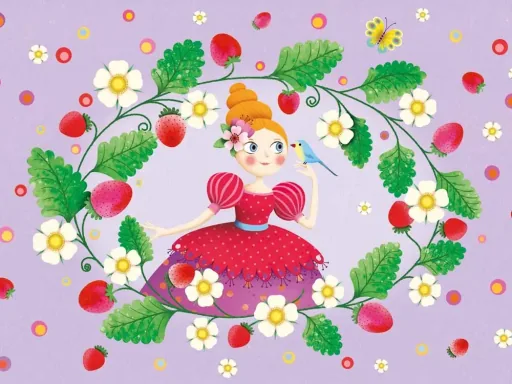 Djeco jewelry box with music box princess and birds