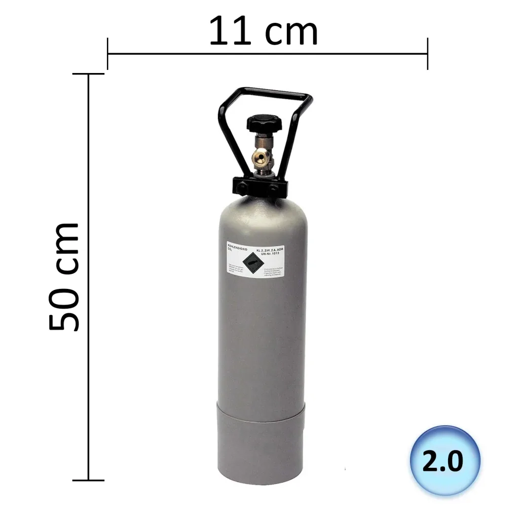 Gas bottle, CO2 bottle - 2 kg
