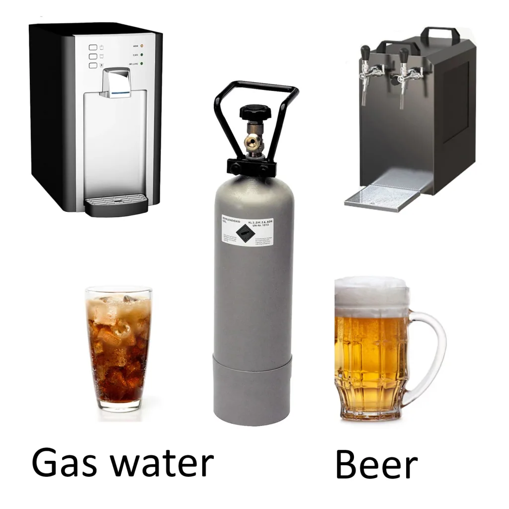 Gas bottle, CO2 bottle - 2 kg
