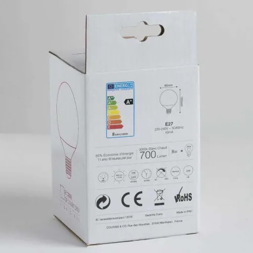 Cousin Paul lamp led globe 80 mm