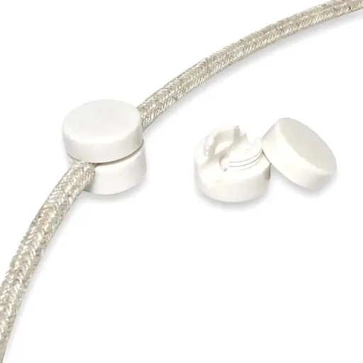 Cousin Paul wall fastening for nomade lamp cable white