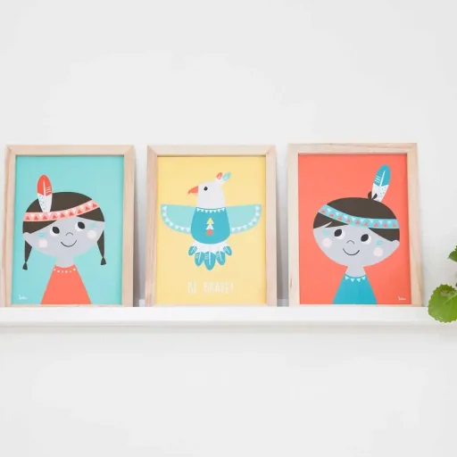 Julica Tipikid's children's mini-poster eagle
