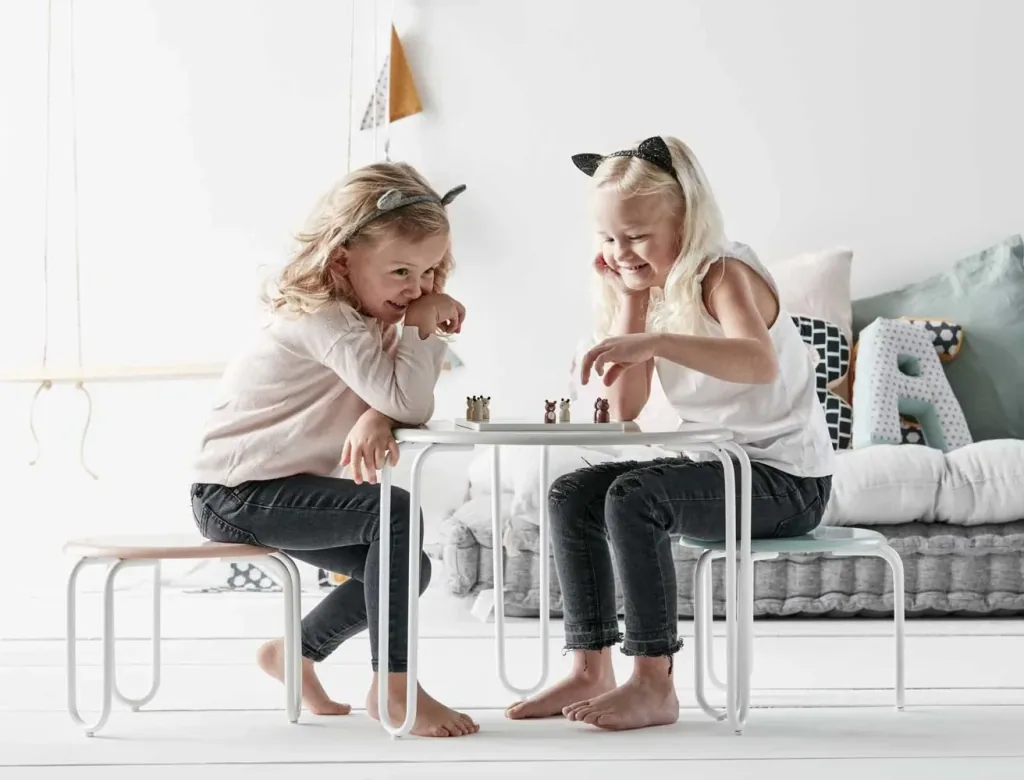 Kids concept children's table linus gray