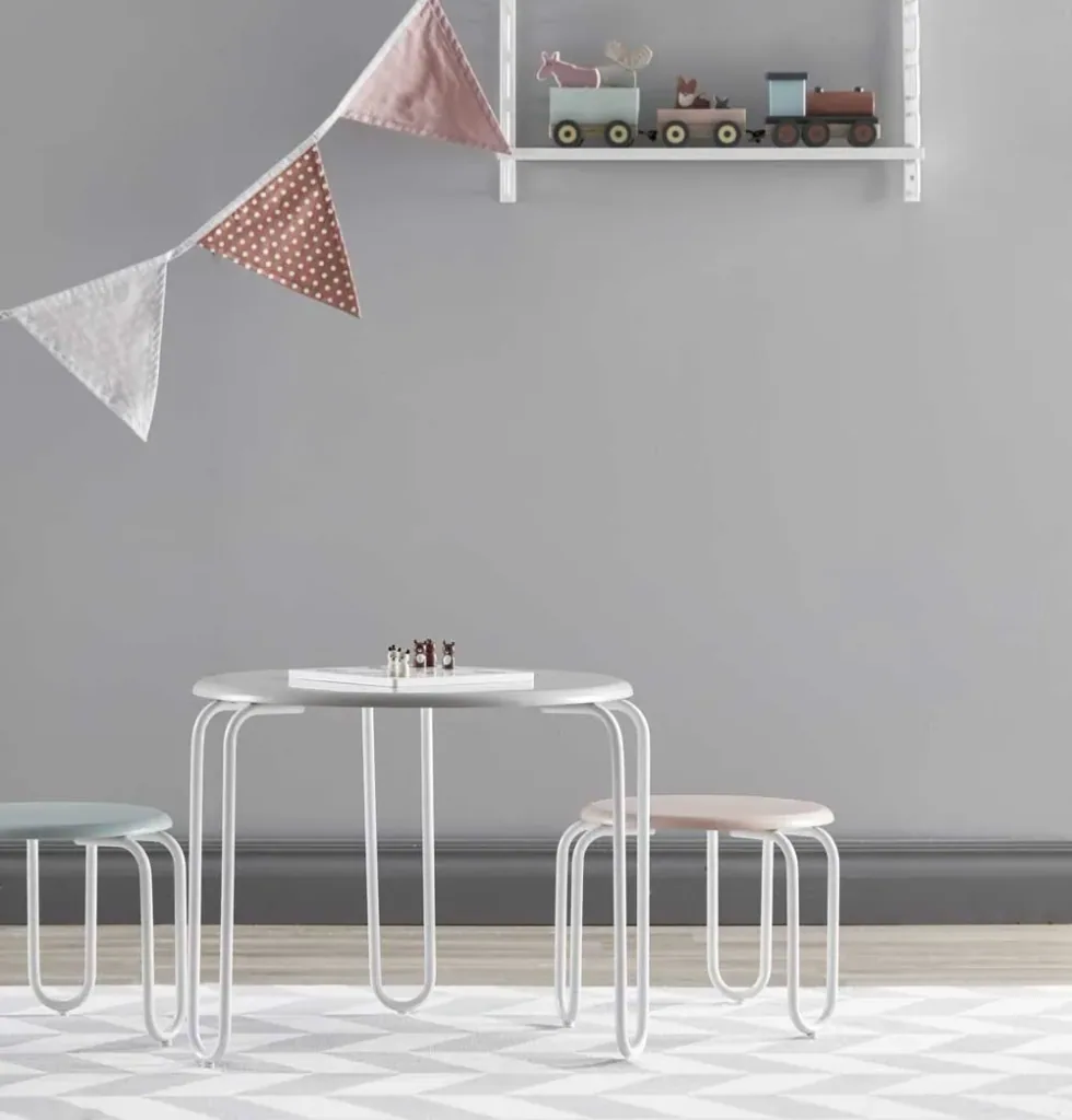 Kids concept children's table linus gray