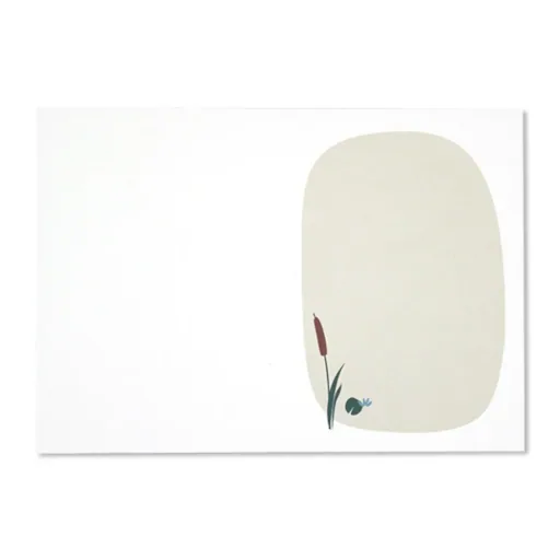 Ava & yves folding card birth frog "hurray young"