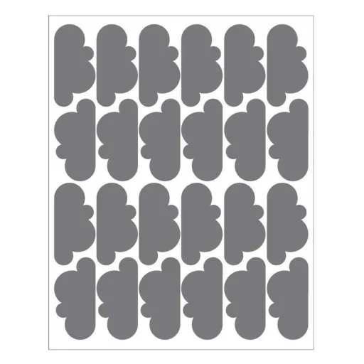 Tresxics Wall Sticker Clouds Gray
