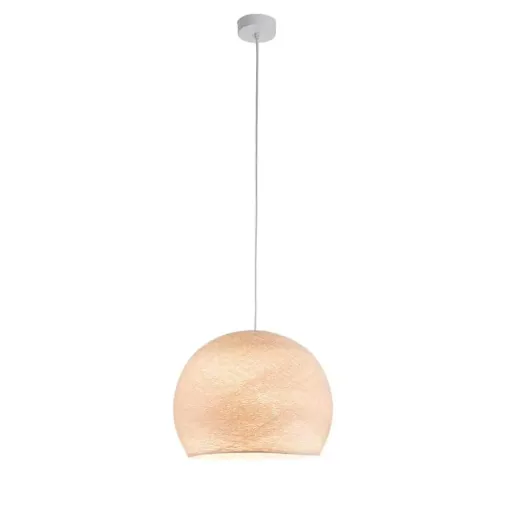 Cousin Paul pendant lamp dome medium including the socket beige