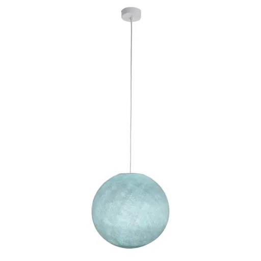 Cousin Paul pendant lamp ball large including the frame light blue