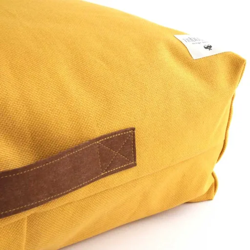 Nobodinoz Bean Bag / Seat Cushion Oasis Farniente yellow