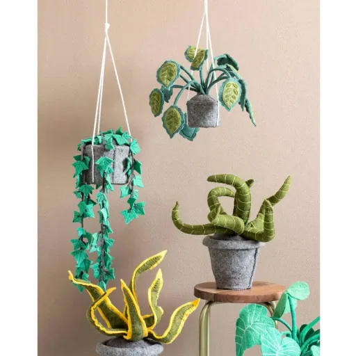 KIDSDEPOT Deco slopes plant large leaves