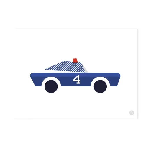 Lilipinso poster set vehicles red blue yellow