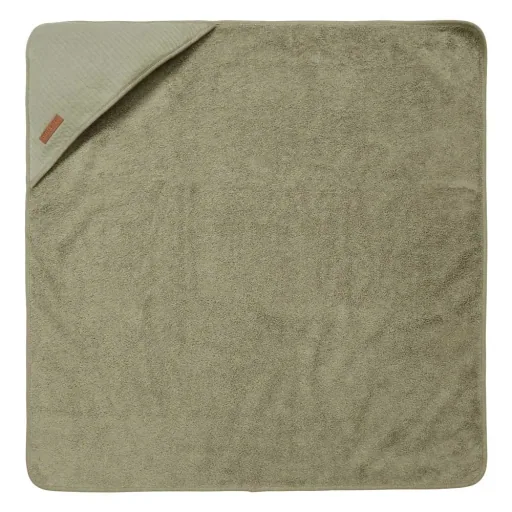 Little dutch hooded towel uni olive "pure olive"