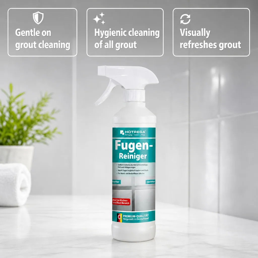 Tile Grout Cleaner, Grout Cleaning Spray, 500 ml Sprühflasche, Tile Cleaner