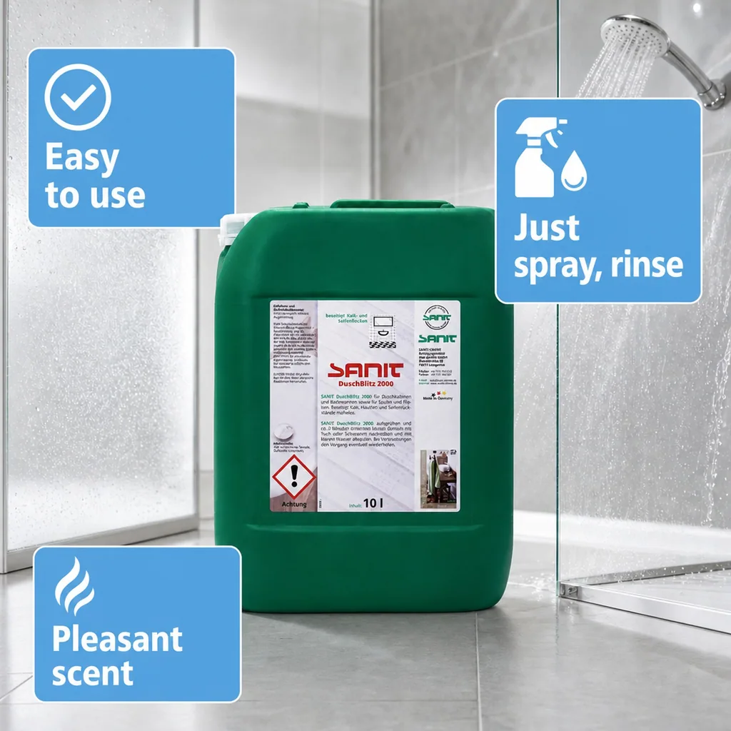 Shower Cleaner 10 Liter, Shower Cleaning Solution, Shower Spray Cleaner