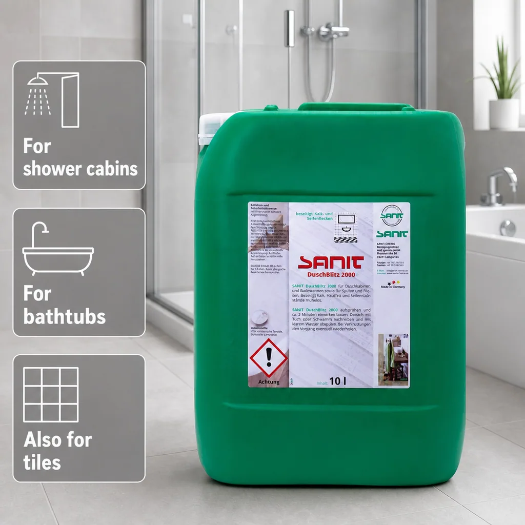 Shower Cleaner 10 Liter, Shower Cleaning Solution, Shower Spray Cleaner